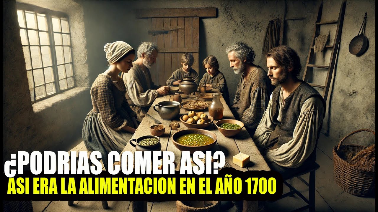 ¿Podrías Comer Así? Así Era la Alimentación en el año 1700