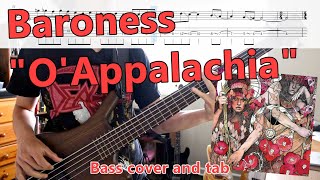 Baroness - O&#39;Appalachia (bass cover and tab)