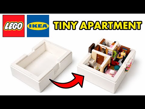 YouTube thumbnail: The Most Cramped LEGO Apartment Ever Built! (Accurate NYC Scale)
