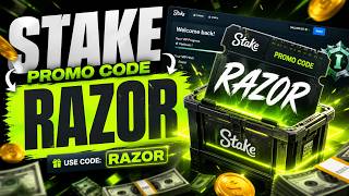 Stake Promo Code "RAZOR" Guide | Get Started with Extra Perks 🎁