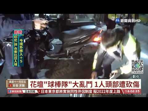 彰化花壇"球棒隊"大亂鬥 1人頭部遭砍｜華視台語新聞 2021.12.08