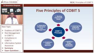 Introduction to principles of COBIT 5 (Chapter 1 of ISCA - CA Final Syllabus)