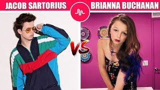 Jacob Sartorius Vs Brianna Buchanan Teen Musers Battle Musically Compilation 2018