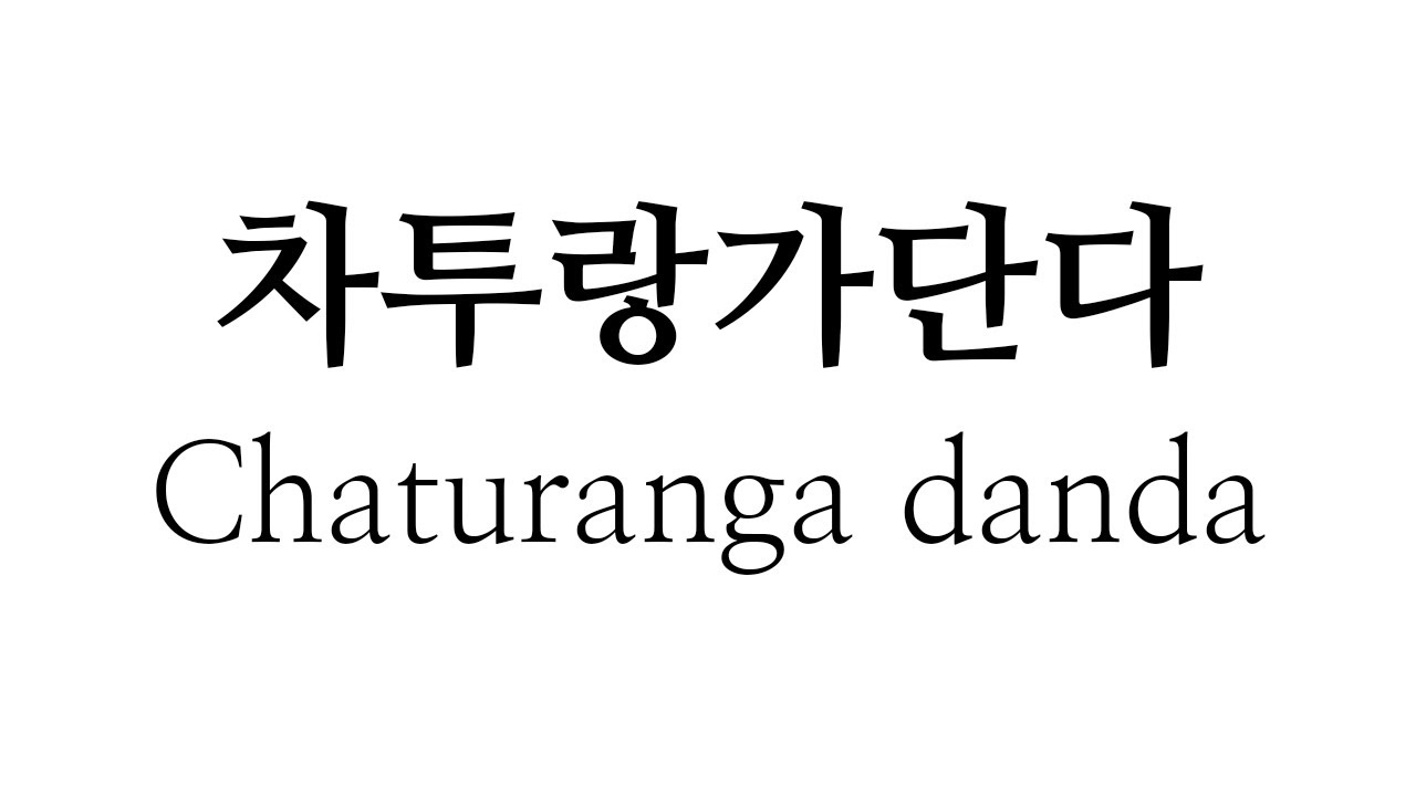 요가해부학27 어깨,팔꿈치,손목 통증 견디며 하지 마세요. 차투랑가단다아사나 chaturangadandasana
