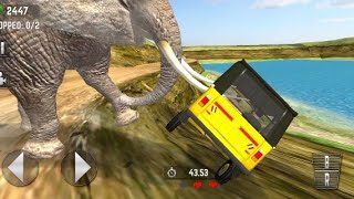 Tuk tuk tourist auto rickshaw - Angry elephant - Android gameplay screenshot 5