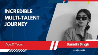 A Star At 17 Sunidhi Singh Incredible Multi-Talent Journey Genius Book Of Records