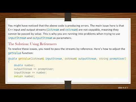 Understanding istream and ostream Functions in C+ +