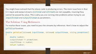 Understanding istream and ostream Functions in C+ +