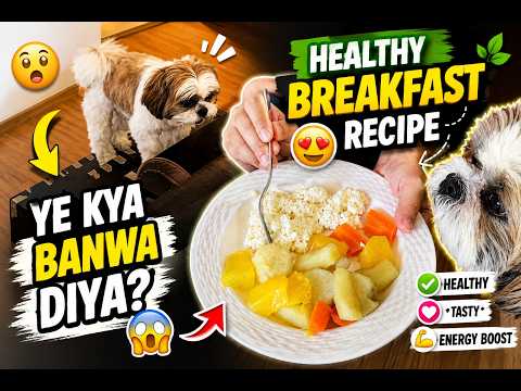 😱 Ye Kya Banwa Diya? | Healthy Breakfast Recipe 😍🐶