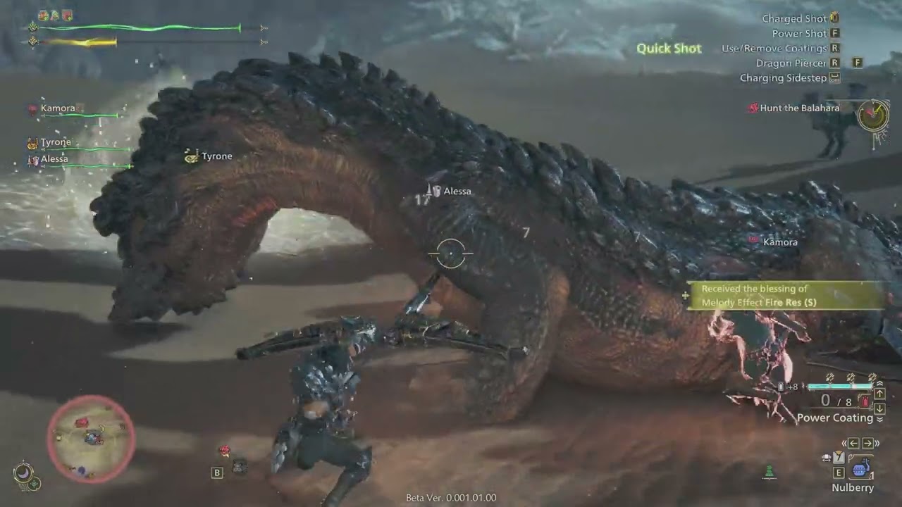 Monster Hunter Wilds Beta - Coop 007 - Balahara Multiplayer - Bow Gameplay