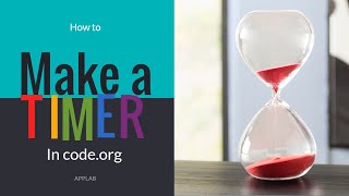 How to make a countdown timer in code org applab