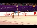 Sofa raffaeli final ball  silver medal rhythmic gymnastics world championship 2023 valencia spain