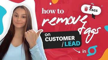ScoreCEO Credit Repair Business Software:How to Remove Tags on customer/lead in ScoreCEO