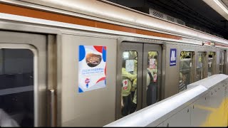 日本橋駅で堺筋線６００００系が発車しました❗️