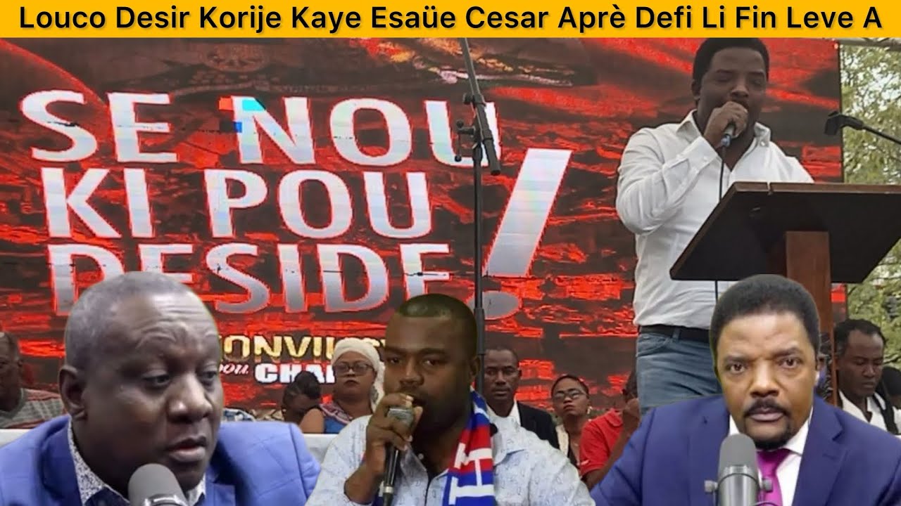 Louco Desir Korije Kaye Esaüe El Raplel Se Lik Te Ralel Li Pa Tap Fè Yon Goud-T@nsy0n An Ap Monte