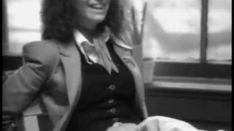 RAY JOHNSON at Marcia Resnick's 1977 Symposium  by...