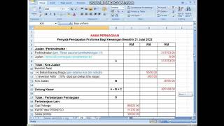 Kerja Kursus Perniagaan SPM 2021 - Tugasan 10 part 1 (penambahbaikan penyata pendapatan)
