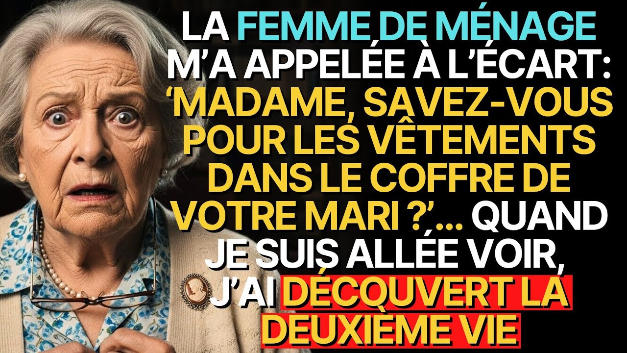 L'histoire de grand-mère👵💗: LA FEMME DE MÉNAGE M’A APPELÉE À L’ÉCART:‘MADAME, SAVEZ-VOUS POUR...
