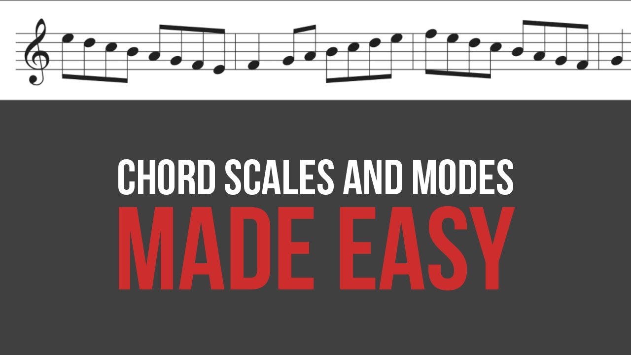 Chord Scales and Modes Made Easy - YouTube