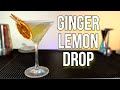 Ginger lemon drop cocktail