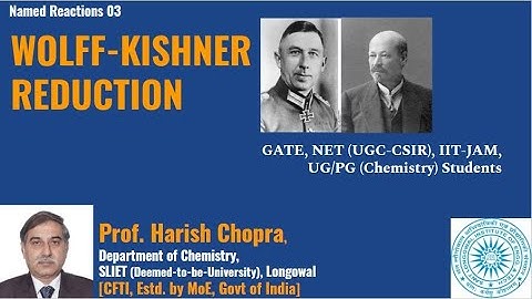 Wolff-Kishner Reduction | Prepare for GATE, JAM, NET