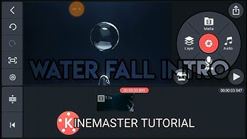 Water drop falling awesome intro with Kinemaster Tutorial||New video||