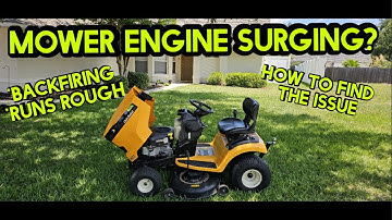 Engine surging, backfiring, running rough. How to find the issue
