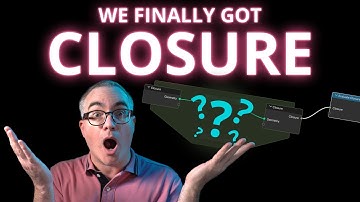 NEW Blender Feature! Geometry Nodes Closure Tutorial