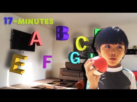 Pretend Plays Learning ABC Letter Alphabets Compilations 17 minutes of fun POKEMON go ball