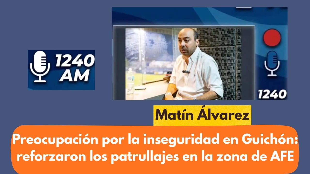 Preocupación por la inseguridad en Guichón: reforzaron los patrullajes en la zona de AFE