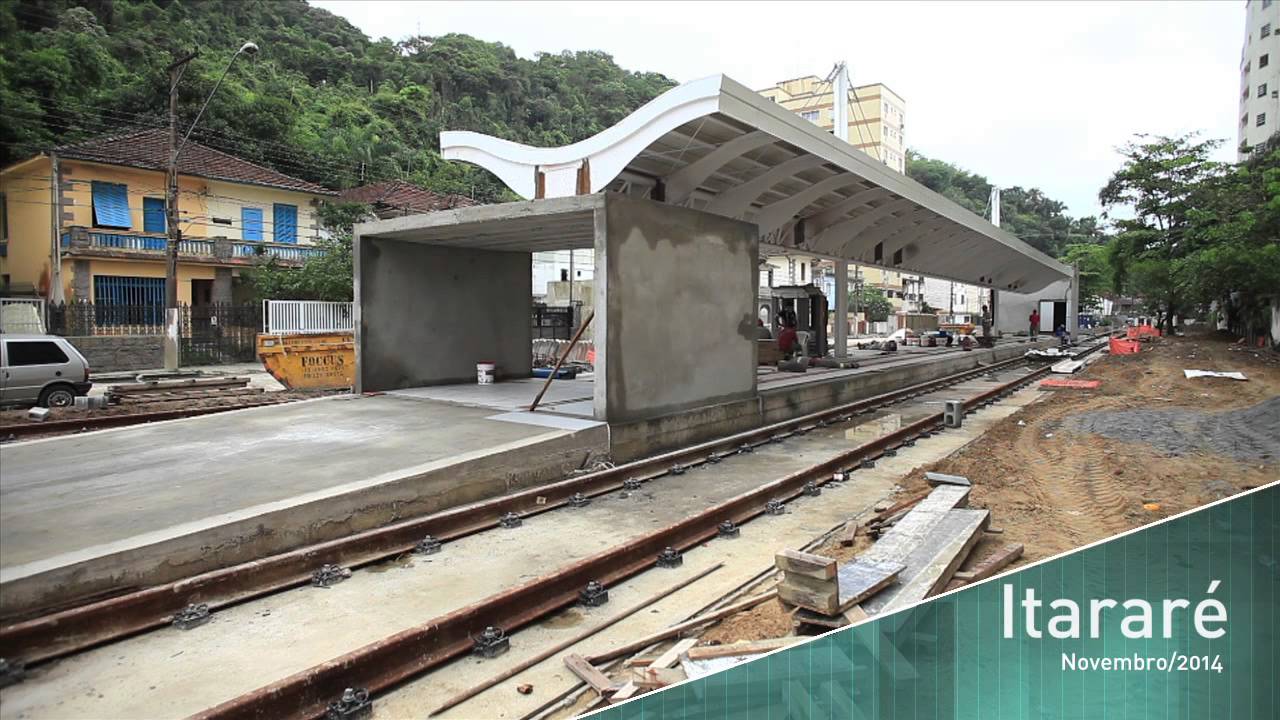 Obras VLT. Baixada Santista. Novembro/2014