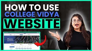 College Vidya Website Walkthrough How to Find Best Online University AI powered 