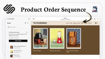 Hoe de volgorde van producten op Squarespace te wijzigen