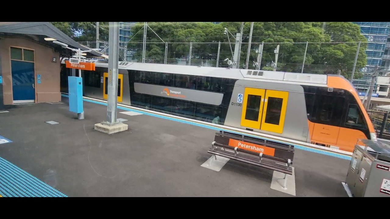 Train from Homebush to Circular Quay Sydney YouTube