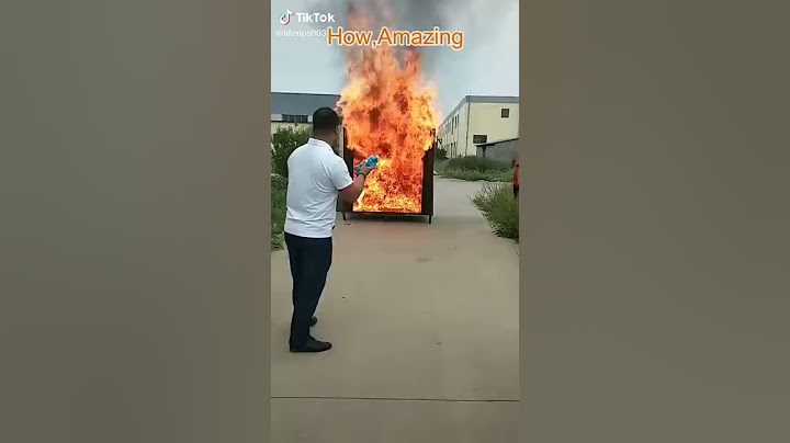 😱 se alguém souber o que ele jogou para apagar o fogo me fala