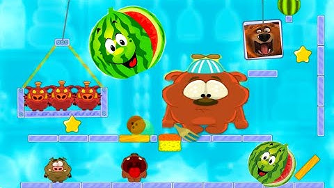 Hungry Little Bear Om Nom 🐻 Gameplay Walkthrough Part - All Levels/Chapters/Episodes (iOS, Android)