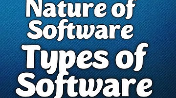Software engineering | Nature and types of software | urdu/hindi | Sommervile