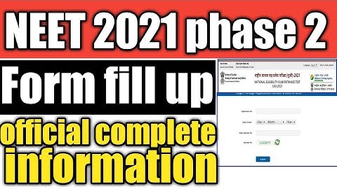 neet phase 2 registration|neet phase 2|neet phase 2 2021|neet phase 2 registration dates|neet 2021