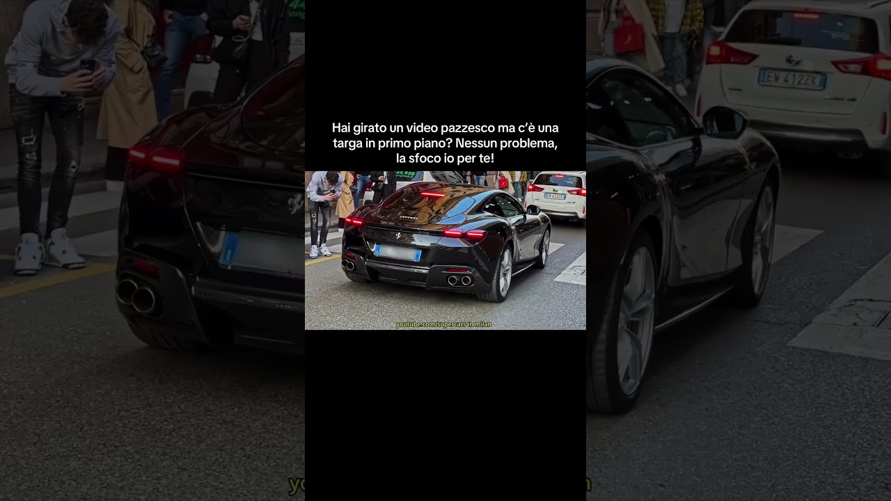 Censurare targhe in video! Link in bio!