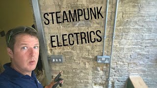 Industrial decor wiring - Installing Steel Conduit & Trunking in a house