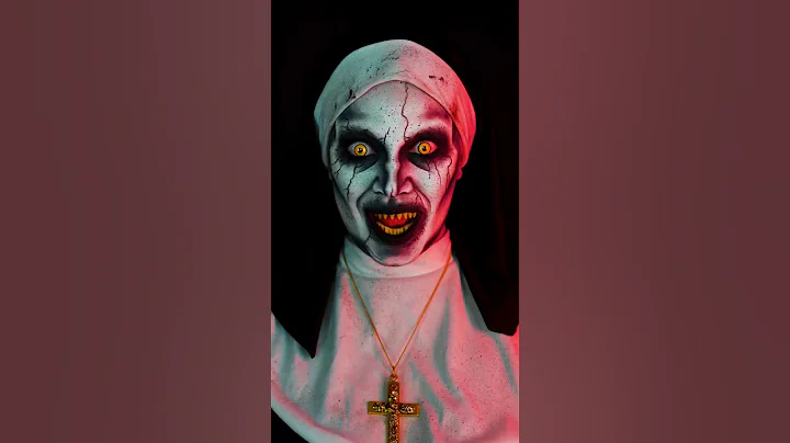 Valak// The nun 👹 Makeup #halloween #thenun #makeuptransformation