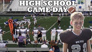 High school football game day vlog ...