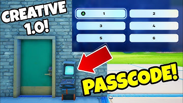 How To Make A PASSCODE LOCK In Fortnite Creative 1.0!!! (NO VERSE) 2025 Tutorial