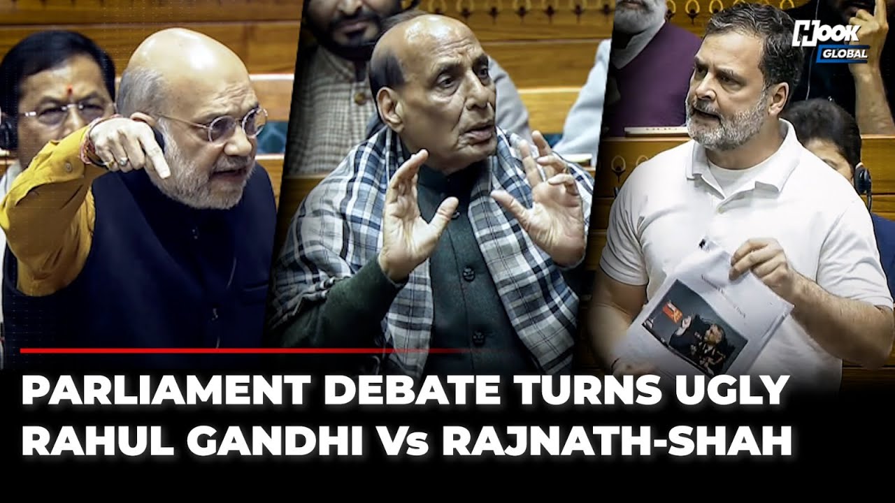 All Hell Breaks Loose As Rahul Gandhi Vs Amit Shah-Rajnath Singh Bitter Clash Rocks Parliament