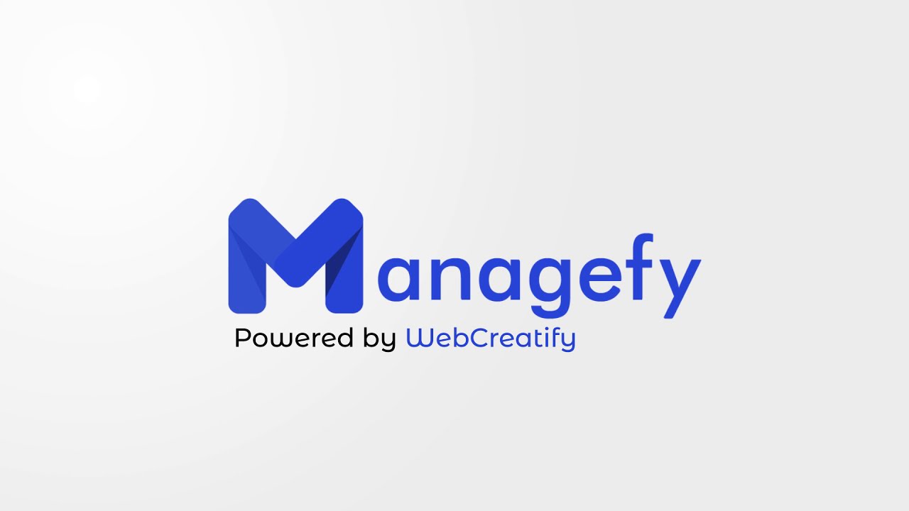 Managefy Software Intro Video | Powered By WebCreatify
