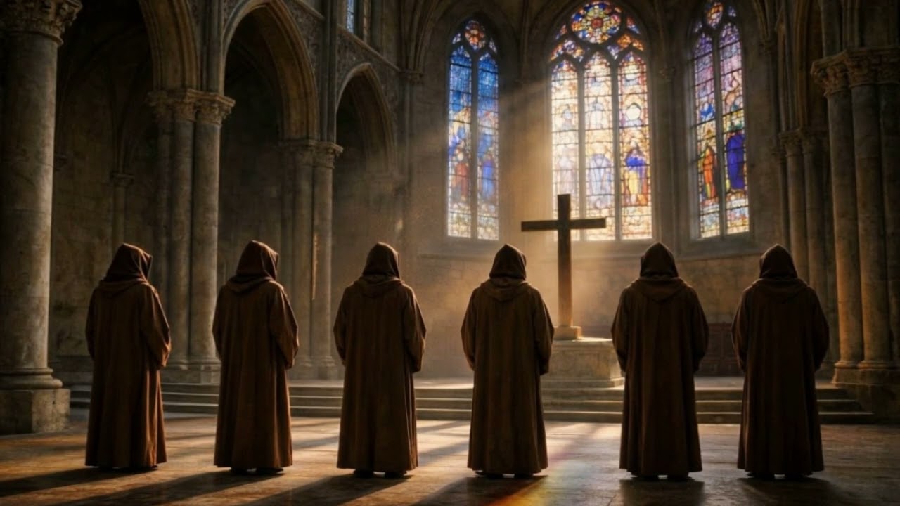 Sacred Gregorian Chant ✝️ Monastic Night Prayer for Inner Peace & Healing