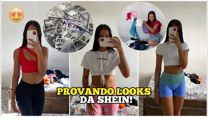 ROUPA DE ACADEMIA DA SHEIN  provei tudo + valeu mesmo a pena