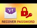 What to Do if You Forgot Your Password in Yahoo