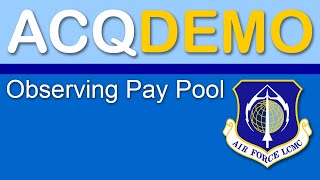 ACQ Demo: Observing a Pay Pool