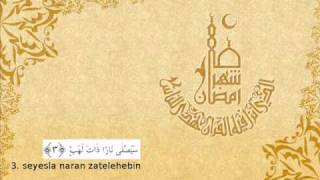 Leheb Suresi - Surah Masad/Lahab